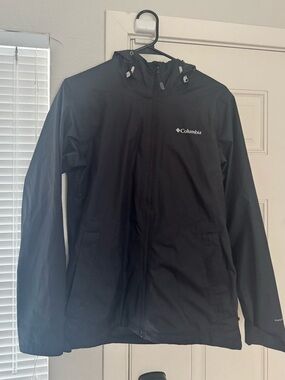 Columbia Sportswear Black Omni Tech Arcadia II Rain Jacket Womens Small